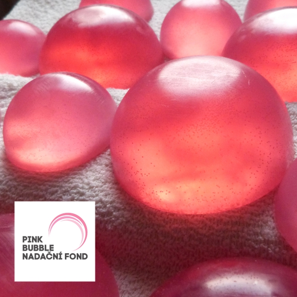 Mýdla pro nadační fond PINK BUBBLE