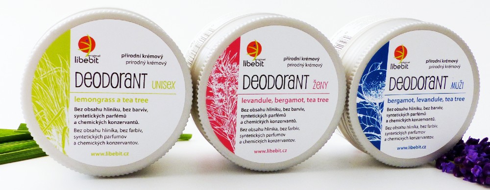 libebit přírodní krémové deodoranty