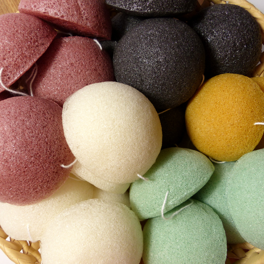 Konjac houbička žlutá