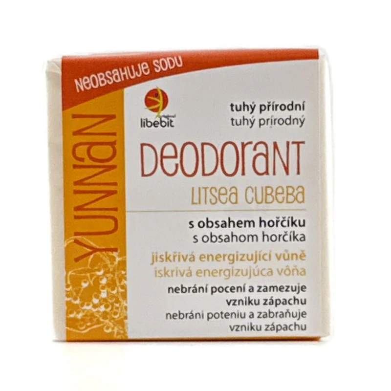 Tuhý přírodní deodorant YUNNAN kostka