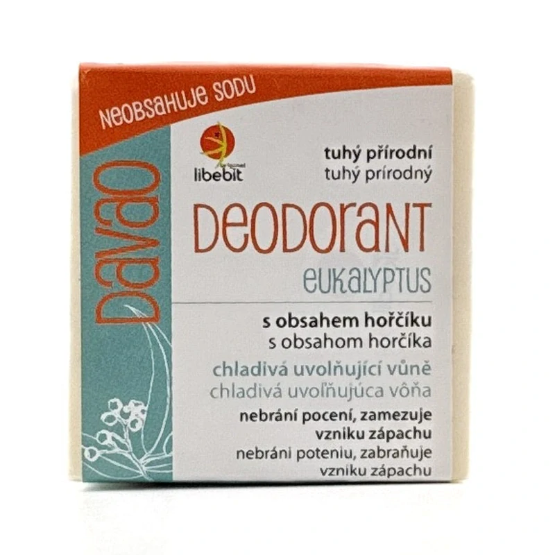 Tuhý přírodní deodorant DAVAO kostka
