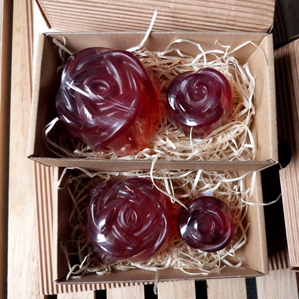 Dárková růžičková sada s mandlovým olejem  