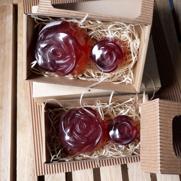 Dárková růžičková sada s mandlovým olejem  