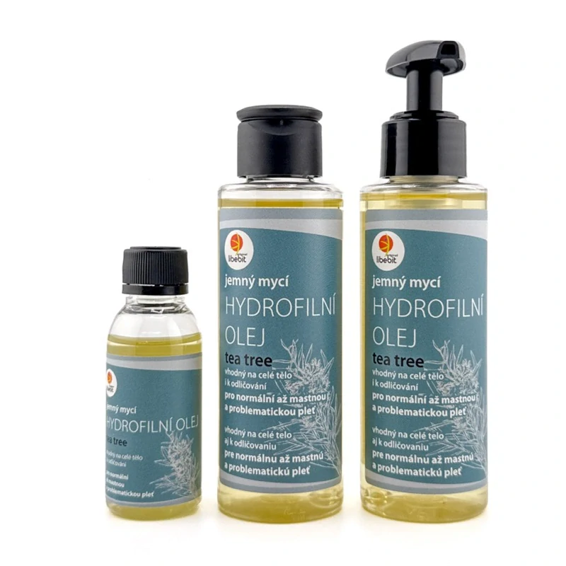 libebit hydrofilní olej TEA TREE pro normální až mastnou pleť