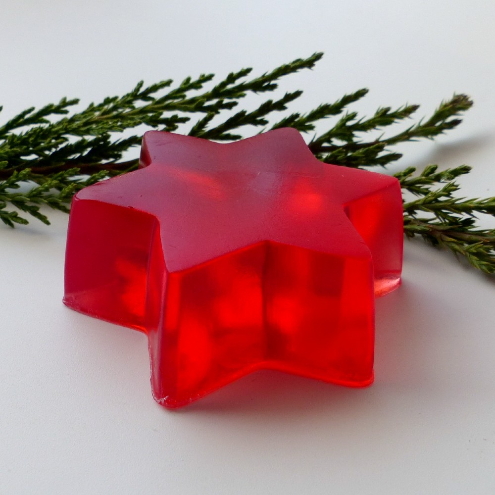 Mýdlová hvězdička červená