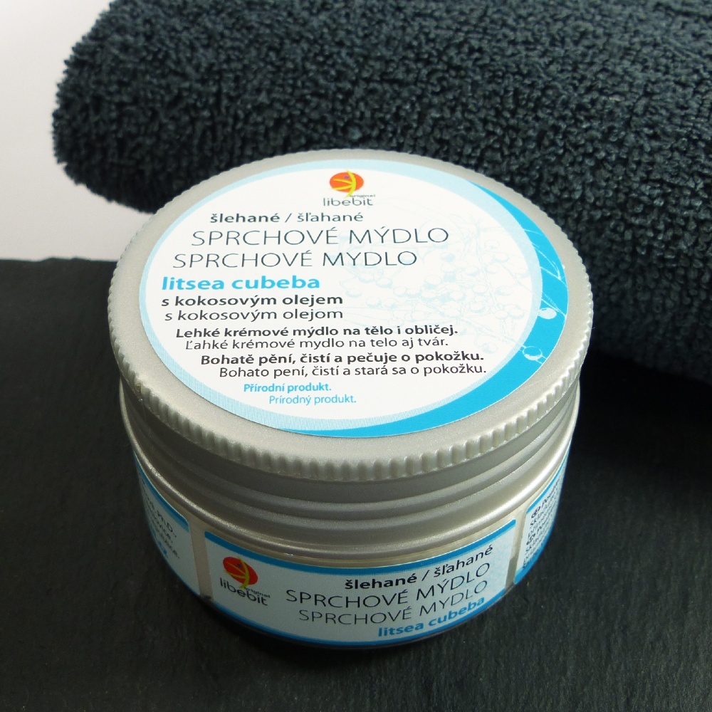 libebit šlehané mýdlo s kokosovým olejem litsea cubeba
