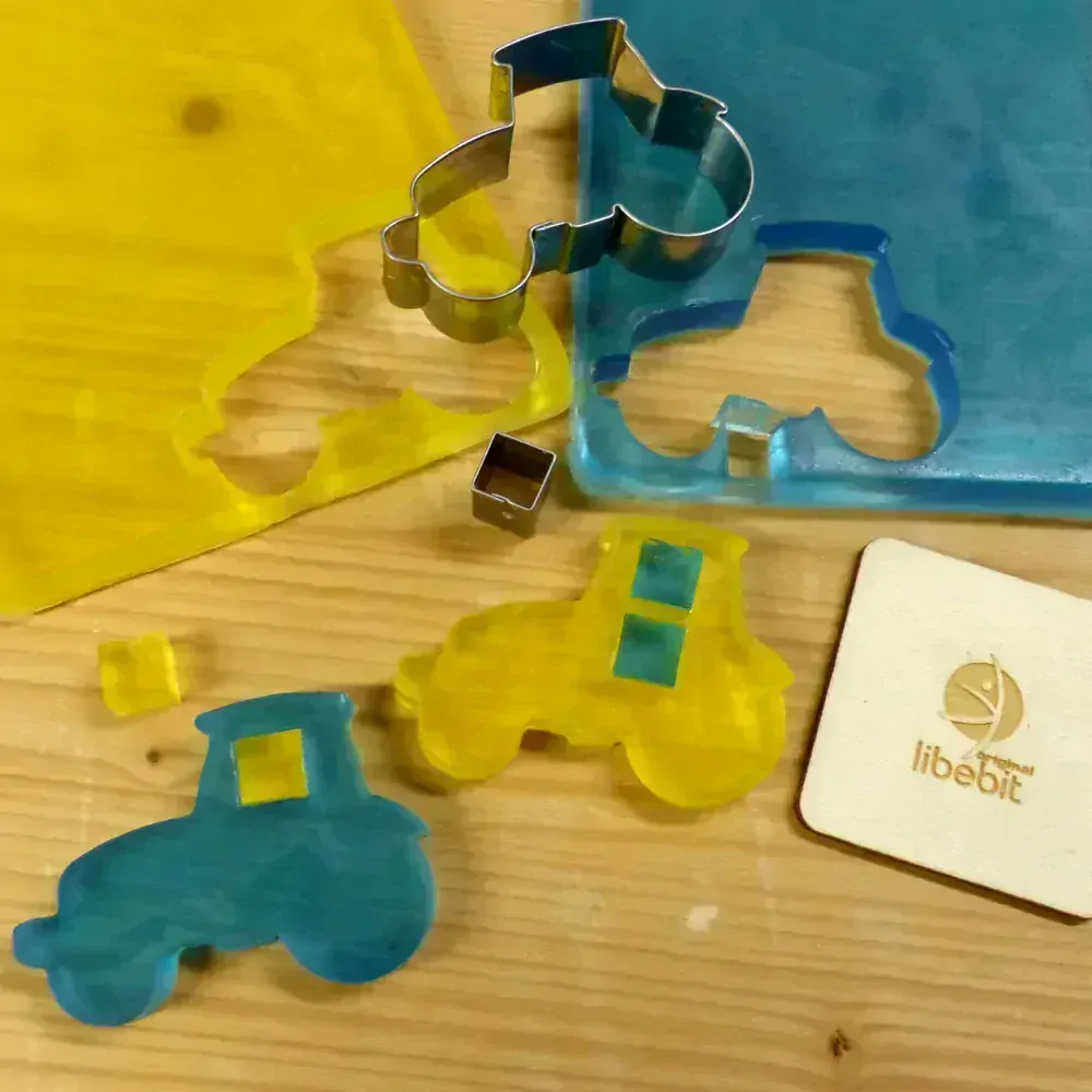 libebit kreativní sada mýdlové pláty malá TRAKTOR