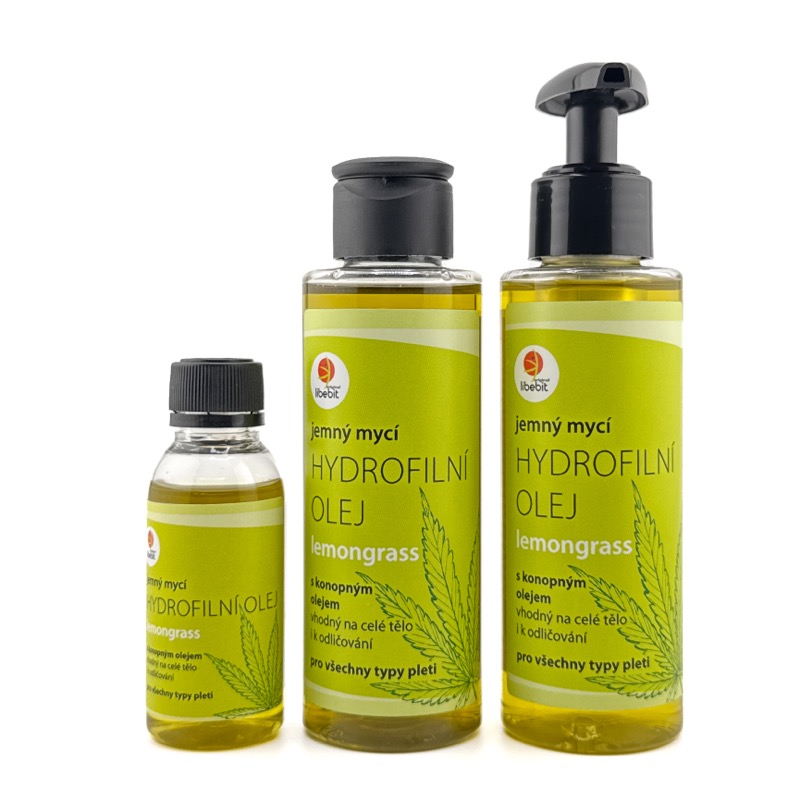 libebit hydrofilní olej konopný LEMONGRASS