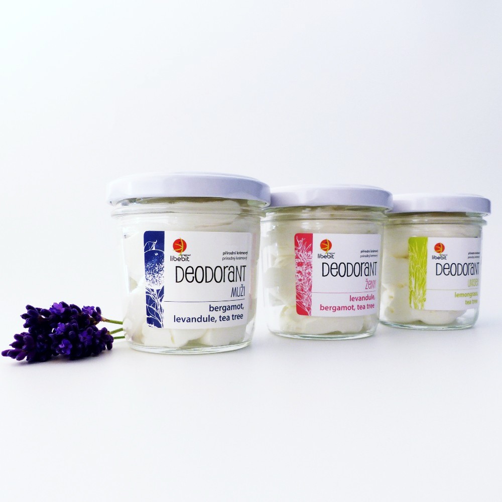 libebit přírodní krémový deodorant UNISEX ve skle