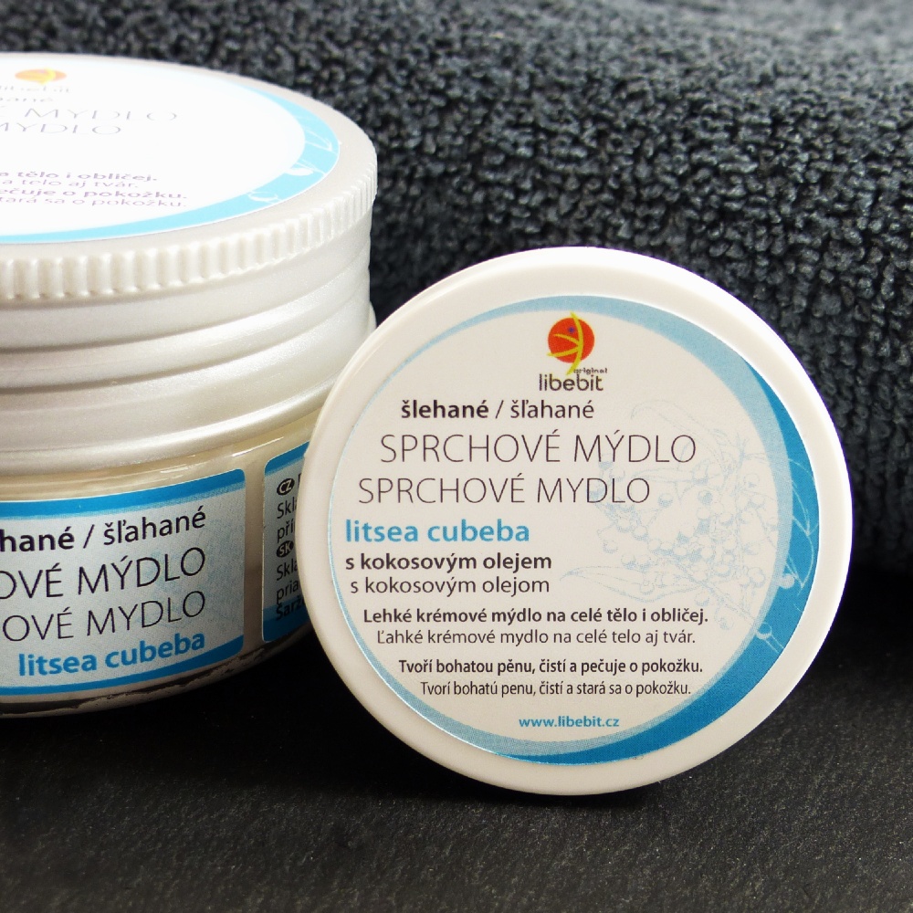 libebit šlehané mýdlo s kokosovým olejem litsea cubeba