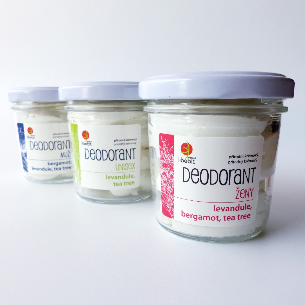 libebit přírodní krémový deodorant UNISEX ve skle