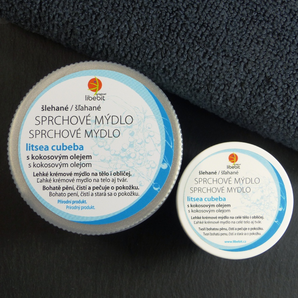 libebit šlehané mýdlo s kokosovým olejem litsea cubeba