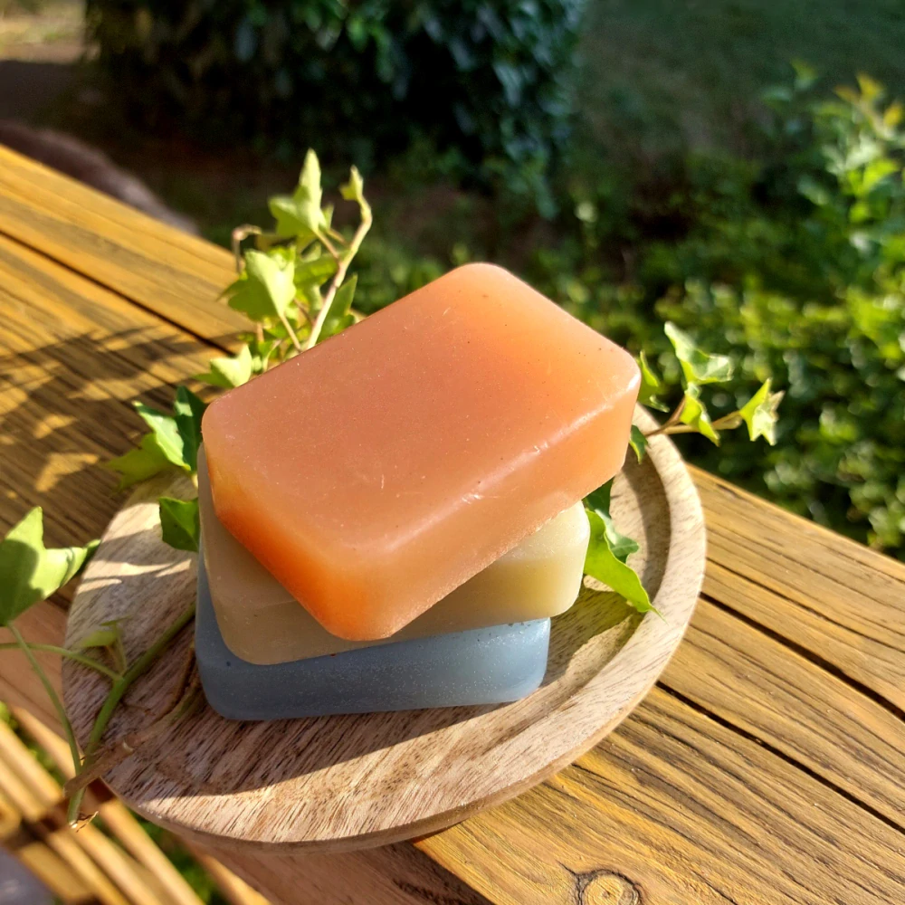 Jemné mýdlo RŮŽOVÝ JÍL a ARGANOVÝ OLEJ