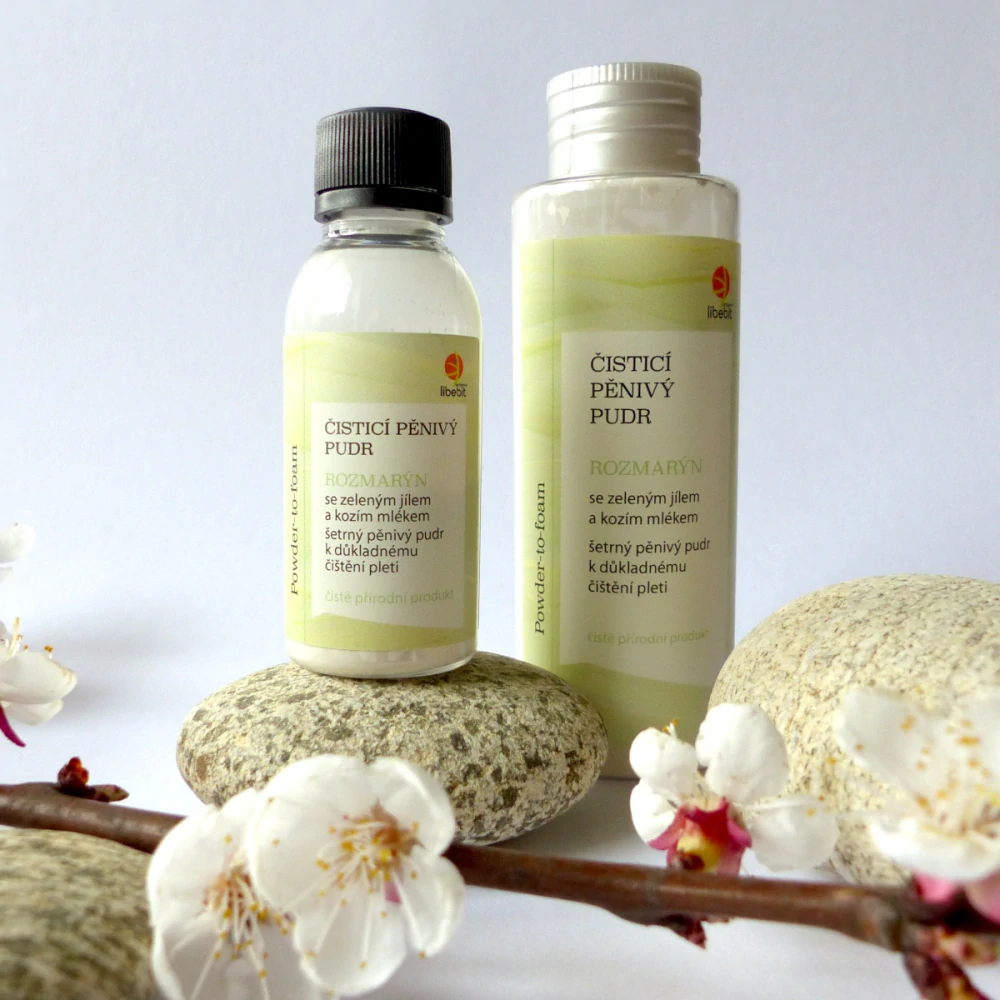 libebit pěnivý čisticí pudr ROZMARÝN