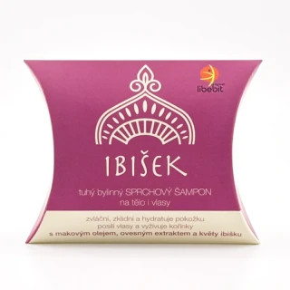 libebit tuhý sprchový šampon IBIŠEK