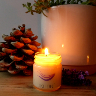 Svíčka ze sójového vosku UKLIDNÍ